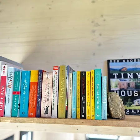 דירה Tiny House Abenteuer Mit Hot Tub Scharten