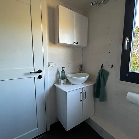 Tiny House Abenteuer Mit Hot Tub דירה Scharten