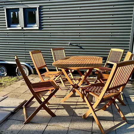 Tiny House Abenteuer Mit Hot Tub דירה Scharten